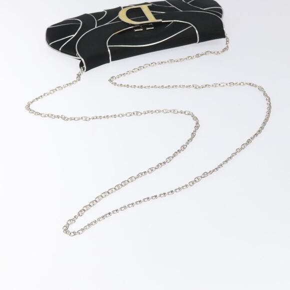 DIOR Chain Shoulder Bag Suede Black - Picture 7 of 12